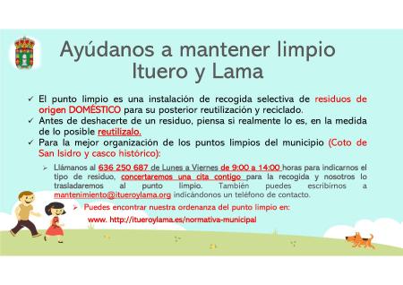 Imagen NUEVO FUNCIONAMIENTO DE PUNTOS LIMPIOS DE COTO DE SAN ISIDRO Y CASCO HISTÓRICO